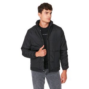 Trendyol Men's Black Regular Fit Puffer Jacket