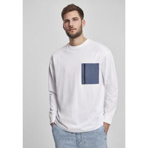 Boxy Big Contrast Pocket LS bílá