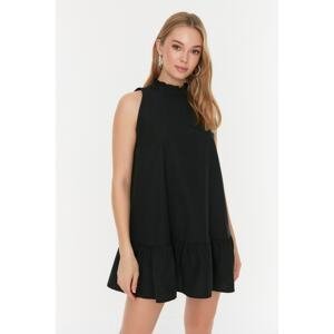 Trendyol Black Relaxed Fit Mini Sleeveless Woven Dress