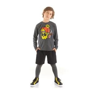 Mushi Yo Boy's T-shirt Shorts Tights Set