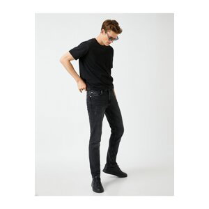 Koton Normal Waist, Relaxed Cut, Straight Leg Jeans Pants - Mark Jean