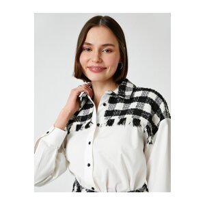 Koton Checkered Long Sleeve Cotton Shirt