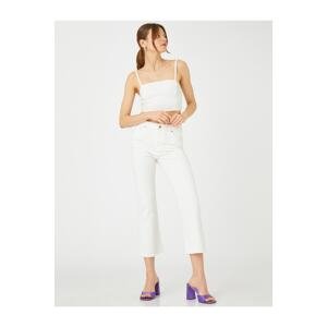 Koton Wide Leg Crop Jeans - Bianca Jean