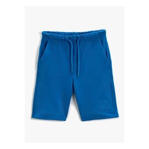 Koton Tie Waist Normal Blue Boy Shorts 3skb40014tk