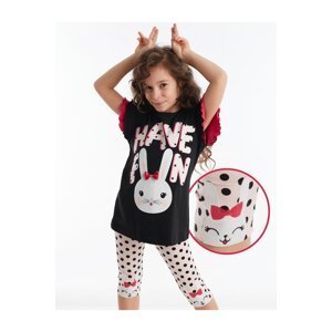 Denokids Bunny Fun Girl's T-shirt Tights Set