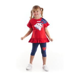 Denokids Naughty Cat Girls T-shirt Tights Set