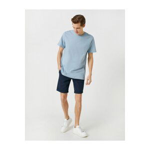 Koton Basic Bermuda Shorts Cotton Pocket Buttoned