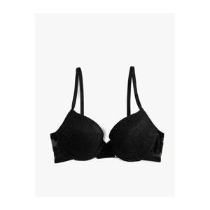 Koton Push Up Bra Supported Lace Padded Underwire Covered