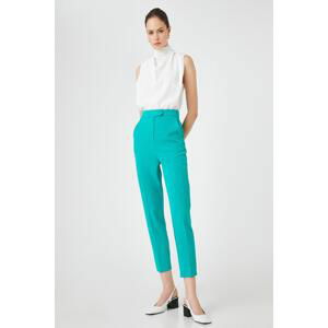 Koton Basic Cigarette Fabric Trousers with Pockets