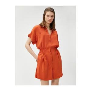 Koton Jumpsuit - Orange - Fitted