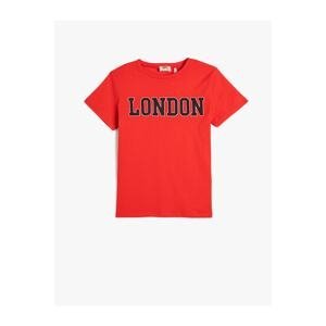 Koton T-Shirt - Rot - Regular fit