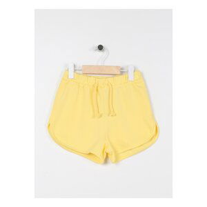 Koton Elastic Waist Normal Yellow Girls Shorts 3skg40058ak