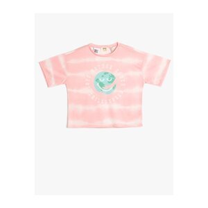Koton Smileyworld® T-Shirt Licensed Short Sleeve Tie Dye Pattern Cotton.
