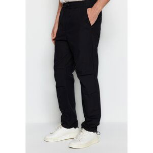 Trendyol Men's Black Jogger Fit Baggy Parachute Pants