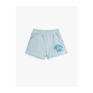 Koton Smileyworld® Shorts Licensed Pockets Elastic Waist
