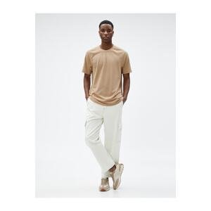 Koton Cargo Pants with Pockets and Sewing Detail Buttons