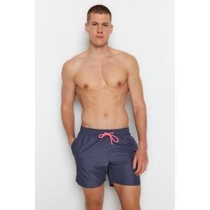 Trendyol Anthracite Men's Basic Standard Size Beach Shorts