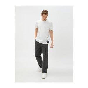 Koton Cargo Pants with Buttons, Pocket Detailed Cotton.