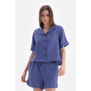 Dagi Lilac Muslin Shirt