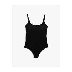 Koton Flat Elastic Detailed Swimsuit