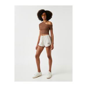 Koton Shorts - Beige - High Waist