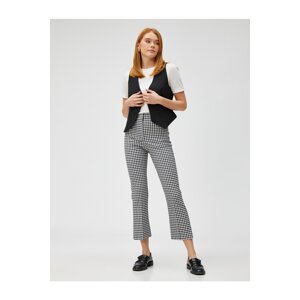 Koton Crop Flare Trousers