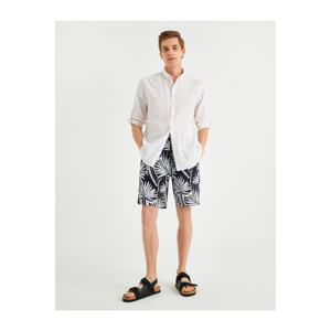 Koton Palm Printed Chino Shorts