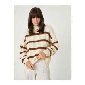 Koton Sweater - Beige - Oversize