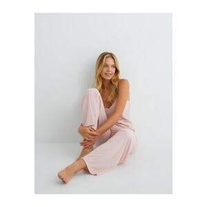 Koton Pajama bottoms with a relaxed fit, Tie Waist, Viscose-Mixed.