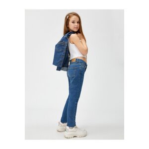Koton Skinny Jeans - Skinny Jeans with Adjustable Elastic Waist