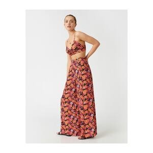 Koton Floral Palazzo Trousers