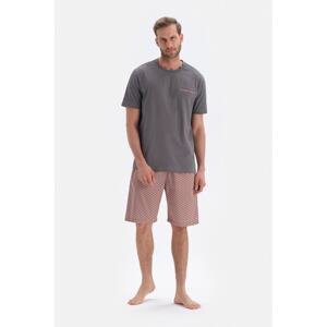 Dagi Smoked Short Sleeve Pajama Set with Shorts