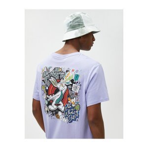 Koton Bugs Bunny Oversize T-Shirt Printed on Back Licensed