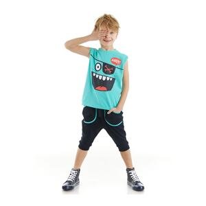 Denokids Ahoy Boy's T-shirt Capri Shorts Set