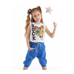 Mushi Rocker Leo Girl's T-shirt Capri Shorts Set