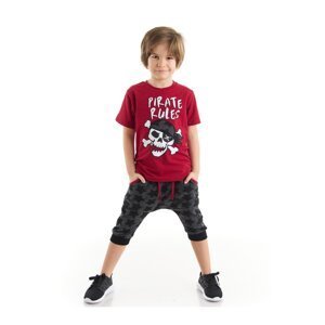 Mushi Pirate Rule Boys T-shirt Capri Shorts Set