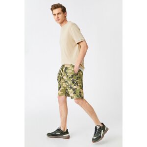 Koton Camouflage Pattern Shorts