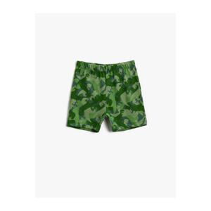 Koton Dinosaur Printed Shorts Cotton