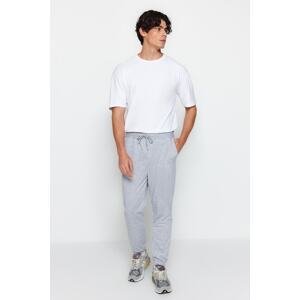 Trendyol Gray Men's Basic Oversize Fit Sweatpants