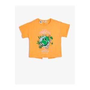 Koton Smileyworld® Licensed T-Shirt Window Detailed Cotton