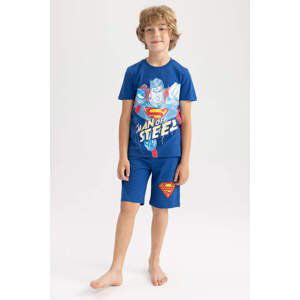 DEFACTO Boy Superman Short Sleeve Pajamas Set