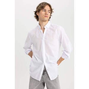 DEFACTO Regular Fit Voile Long Sleeve Shirt