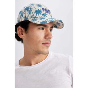DEFACTO Men Palm Patterned Cotton Cap Hat
