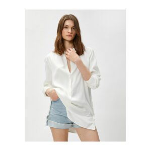 Koton Tunic Shirt With Collar Long Sleeve