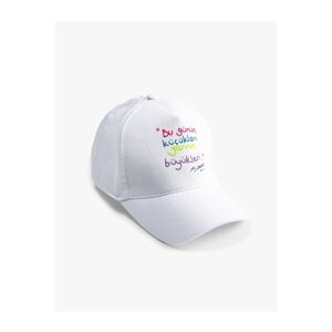 Koton / Boy's Hat and Cap Cotton Printed 100th Anniversary Special
