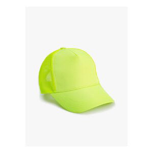 Koton Neon Yellow Women's Hat 3sak40042mm