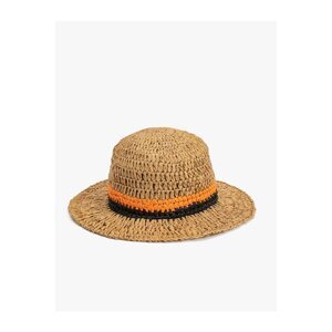 Koton Straw Hat Multicolored Stripes