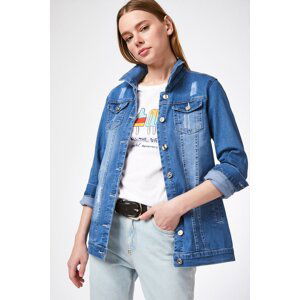 Bigdart 0613 Jeans Jacket with Pockets - Dark Blue (90028)