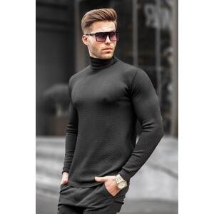 Madmext Men's Black Turtleneck Knitwear Sweater 6306