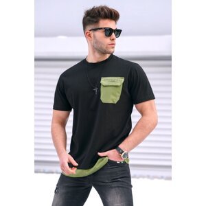 Madmext Men's Black T-Shirt 5386